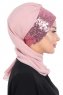 Olga - Hijab Pratico Rosa Antico & Rosa Antico