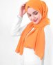 Orange Pepper Orange Georgette Hijab 5XA48b
