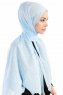Özlem Ljusblå Hijab Sjal Madame Polo 130004-4