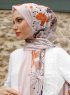 Pariza - Hijab Foglia Fantasia Marrone
