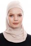 Pinar - Hijab Sport Taupe Chiaro - Ecardin