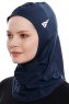 Pinar - Hijab Sport Blu Navy - Ecardin