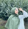 Qiana - Hijab Fantasia Di Cotone Cachi