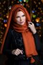Queen Tegelröd Hijab Sjal Muslima Wear 310108c