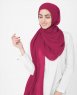 Red Bud - Cerise Poly Chiffon Hijab 5RA38d