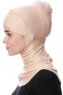 Safiye - Bonnet Ninja Beige - Ecardin