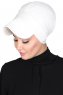 Sandra - Turbante Di Cotone Bianco Sporco - Ayse Turban
