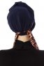 Sanem - Turbante Blu Navy
