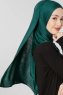 Seda Mörkgrön Jersey Hijab Sjal Ecardin 200221c