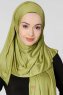 Seda Olivgrön Jersey Hijab Ecardin 200240a