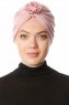 Shereen - Turbante Crepe Chiffon Rosa Antico - Sehr-i Sal