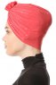 Shereen - Turbante Crepe Chiffon Lampone - Sehr-i Sal