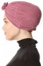 Shereen - Turbante Crepe Chiffon Rosa Scuro - Sehr-i Sal