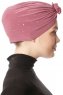 Shereen - Turbante Crepe Chiffon Rosa Scuro - Sehr-i Sal