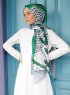 Yumna - Hijab Fantasia Verde Scuro