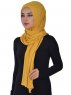 Sofia - Hijab Cotone Pratico Mostarda
