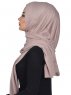 Sofia - Hijab Cotone Pratico Taupe