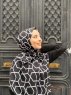 Sora - Hijab Fantasia Di Cotone Nero - Mirach