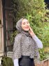 Suha - Hijab Di Cotone Fantasia Leopardo Cachi