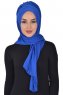 Tamara - Hijab Cotone Pratico Blu