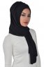 Tamara - Hijab Cotone Pratico Nero