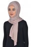 Tamara - Hijab Cotone Pratico Taupe