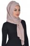 Tamara - Hijab Cotone Pratico Taupe