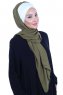 Vera - Hijab Pratico Creme & Cachi