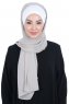 Vera - Hijab Chiffon Pratico Creme & Taupe