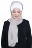 Vera - Hijab Chiffon Pratico Creme & Taupe