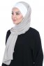 Vera - Hijab Chiffon Pratico Creme & Taupe