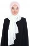 Vera - Hijab Chiffon Pratico Rosa Antico & Creme