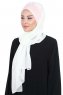 Vera - Hijab Chiffon Pratico Rosa Antico & Creme