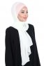 Vera - Hijab Chiffon Pratico Rosa Antico & Creme