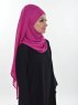 Viola Fuschia Chiffon Hijab Ayse Turban 325504c