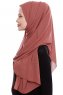 Yara - Hijab Crepe Pratico One Piece Clay