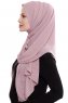 Yara - Hijab Crepe Pratico One Piece Rosa Scuro