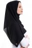 Yara - Hijab Crepe Pratico One Piece Nero