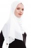 Yara - Hijab Crepe Pratico One Piece Bianca