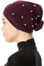 Yaren - Turbante Crepe Chiffon Viola - Sehr-i Sal