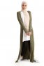 Yasmin - Cardigan Lungo Khaki