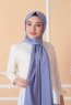 Zahra - Hijab Denim In Crêpe - Mirach