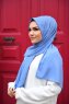 Zahra - Hijab Indaco In Crêpe - Mirach