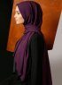 Zahra - Hijab Viola In Crêpe - Mirach
