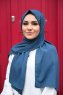 Zahra - Hijab Benzina Verde In Crêpe - Mirach