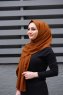 Zahra - Hijab Terracotta In Crêpe - Mirach