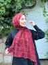 Zakiyah - Hijab Di Cotone Fantasia Bordò