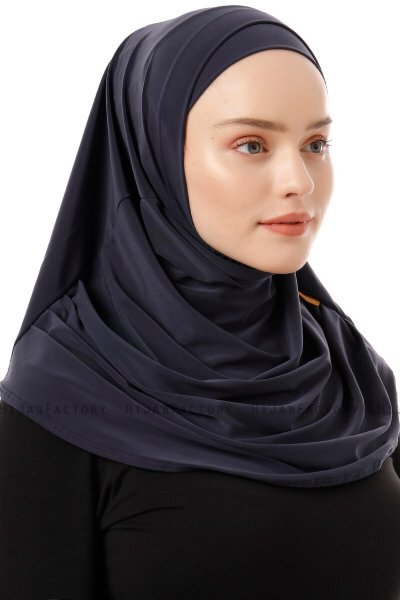 Esma - Hijab Amira Antracite - Firdevs
