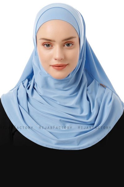 Esma - Hijab Amira Azzurro - Firdevs