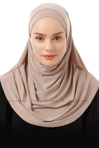 Esma - Hijab Amira Beige - Firdevs